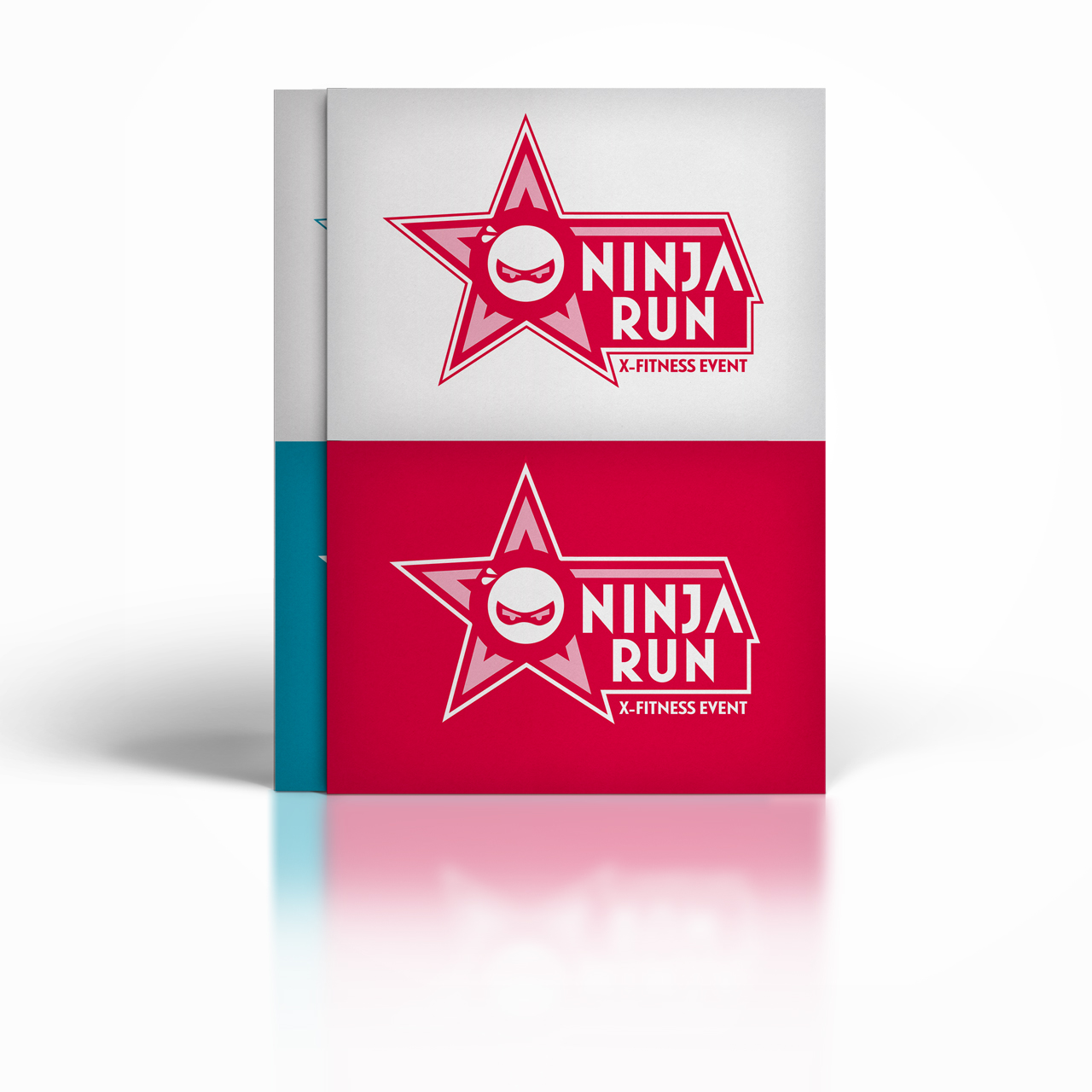 Ninjarun Logo auf Blatt