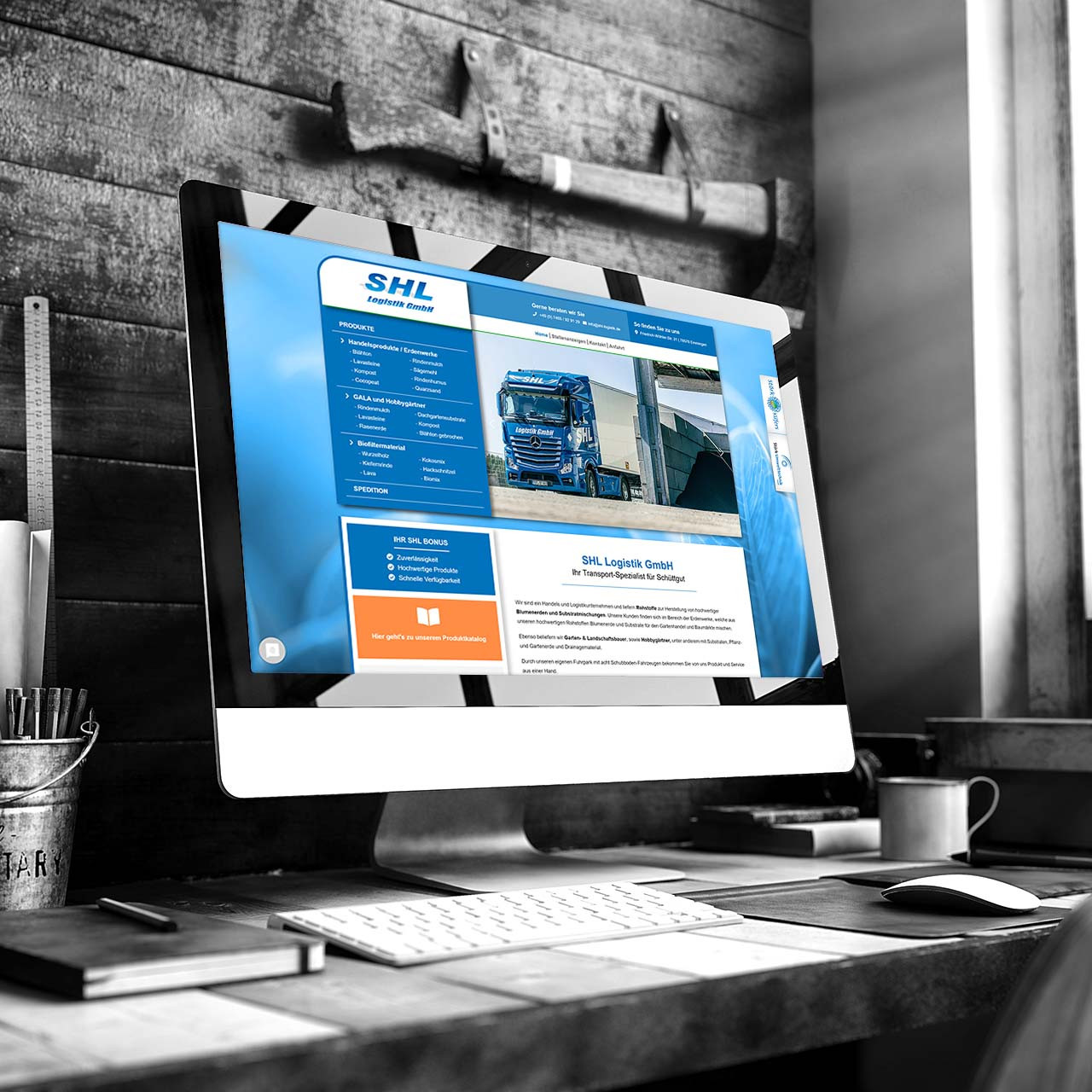 Website von SHL Logistik – Webdesign-Referenz von WERK38 Website von SHL Logistik – Webdesign-Referenz von WERK38